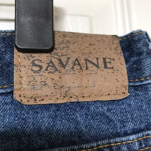 Savane Mens Blue Jeans 40X30 Casual Pants Heavyweight Farm Ranch Cowboy Wear GUC - Picture 8 of 10